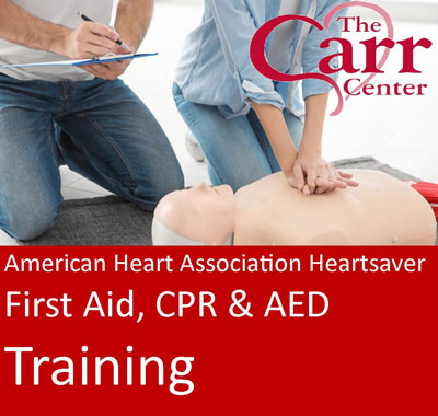 We offer First-Aid, CPR & AED Training, Group rates are available.