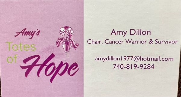 Amy's Totes of Hope Produly Supports The Carr Center Cake Auction!