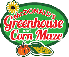 McDonald's Greenhouse and Corn Maze Produly Supports The Carr Center Cake Auction!
