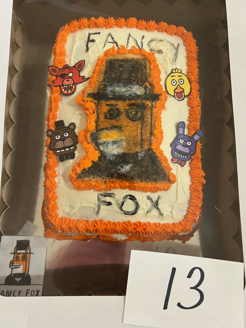 Carr Center Cake Auction Entry Fancy Fox