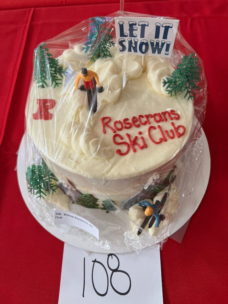Carr Center Cake Auction Entry Bishop Rosecrans Ski Club