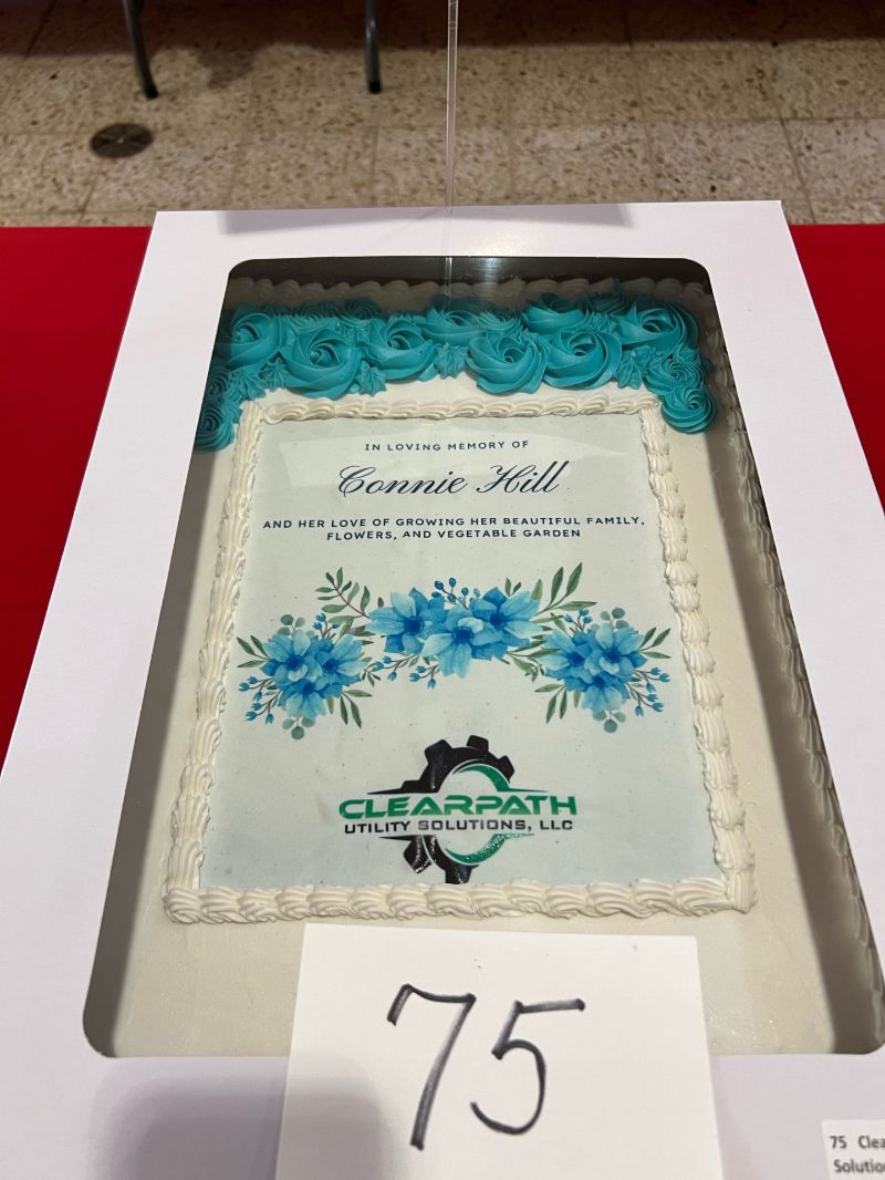 Carr Center Cake Auction Entry ClearPath Utility Solutions, LLC