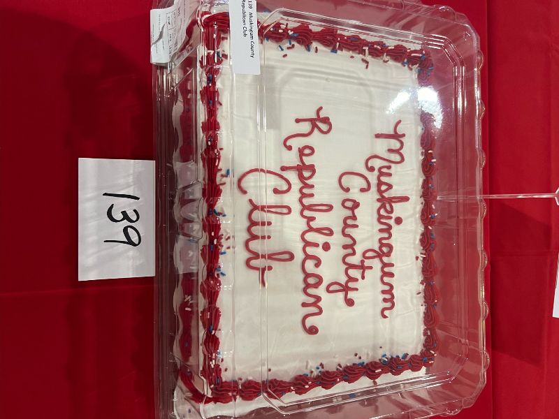 Carr Center Cake Auction Entry Muskingum County Republican Club