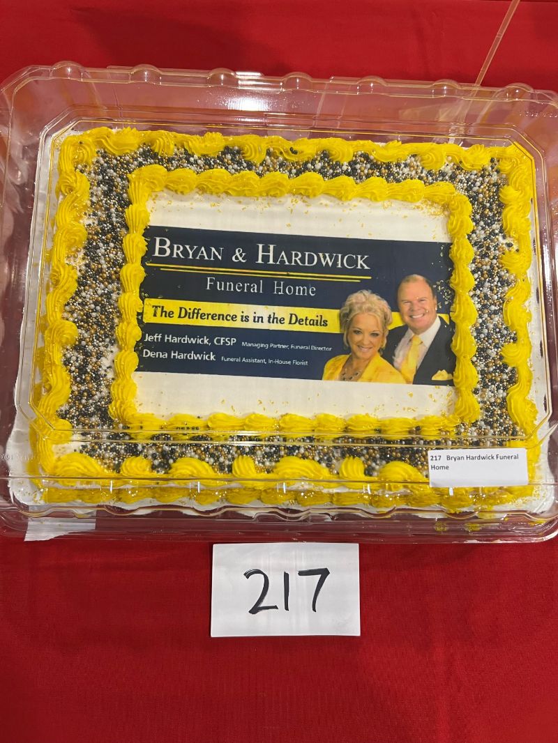 Carr Center Cake Auction Entry Bryan Hardwick Funeral Home