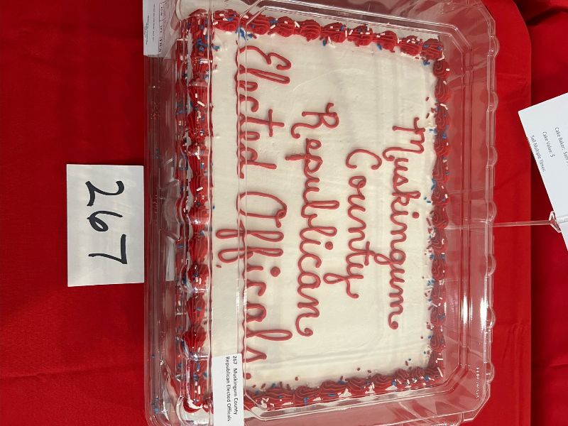 Carr Center Cake Auction Entry Muskingum County Republican Elected Officials
