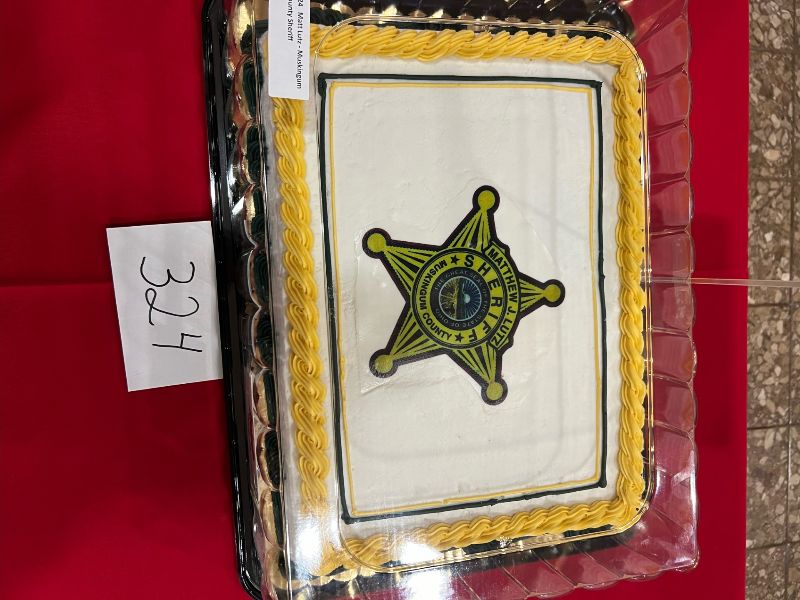 Carr Center Cake Auction Entry Matt Lutz - Muskingum County Sheriff