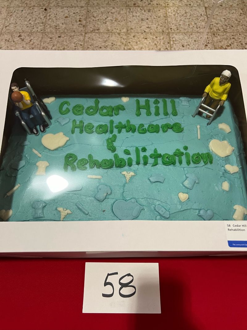 Carr Center Cake Auction Entry Cedar Hill Healthcare and Rehabilitation