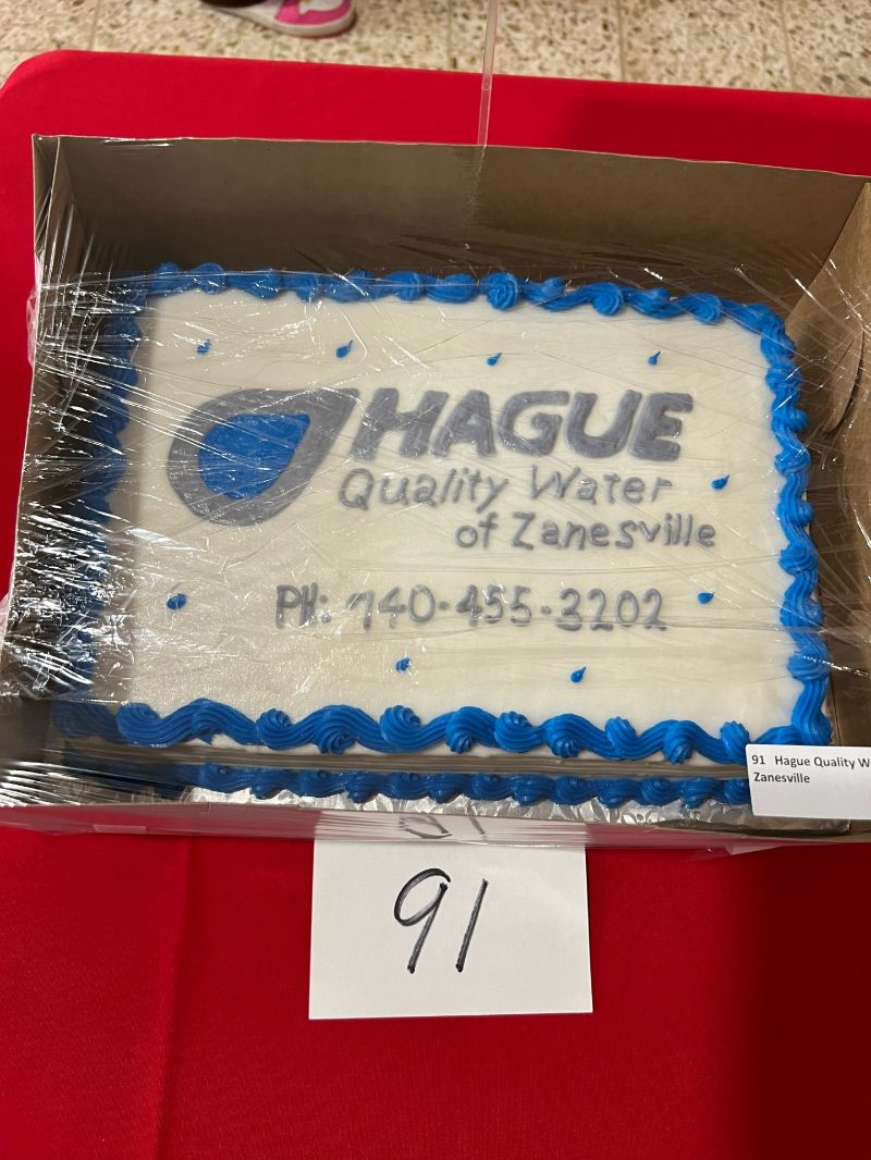 Carr Center Cake Auction Entry Hague Quality Water of Zanesville