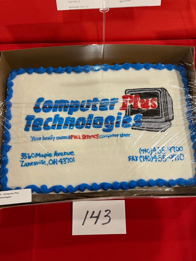 Carr Center Cake Auction Entry Computer Plus Technologies
