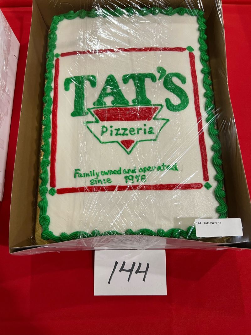Carr Center Cake Auction Entry Tats Pizzeria
