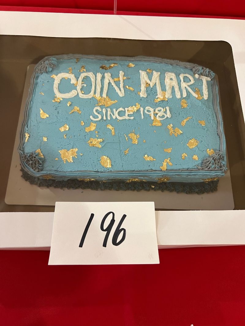 Carr Center Cake Auction Entry Coin Mart